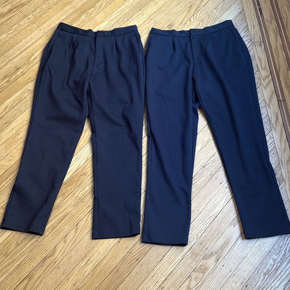 PRIMARK Men’s Navy Blue Pants Bundle W34 L32 (2 Pair)